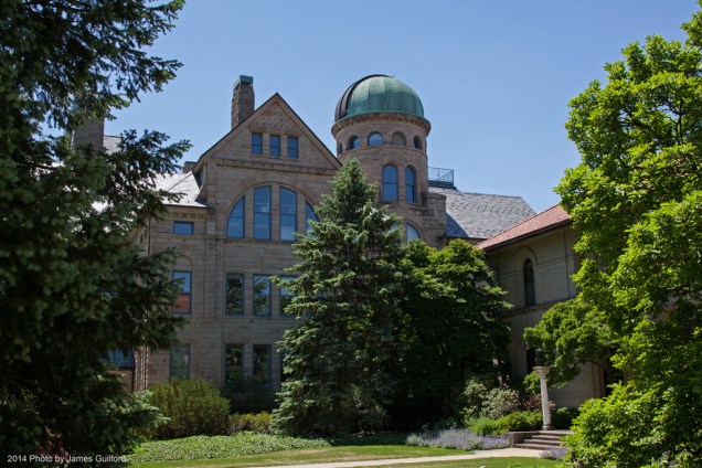 Peters Hall, Oberlin College Observatory. Photo by James Guilford