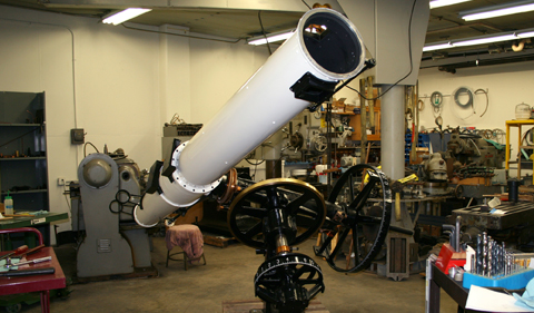 OU's Restored 1950 Fecker Telescope. Credit: Ohio University