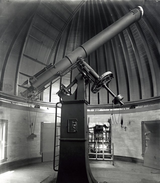 The Emerson McMillin Observatory's 12.5-Inch Telescope. Image Courtesy of the Ohio State University Archives.